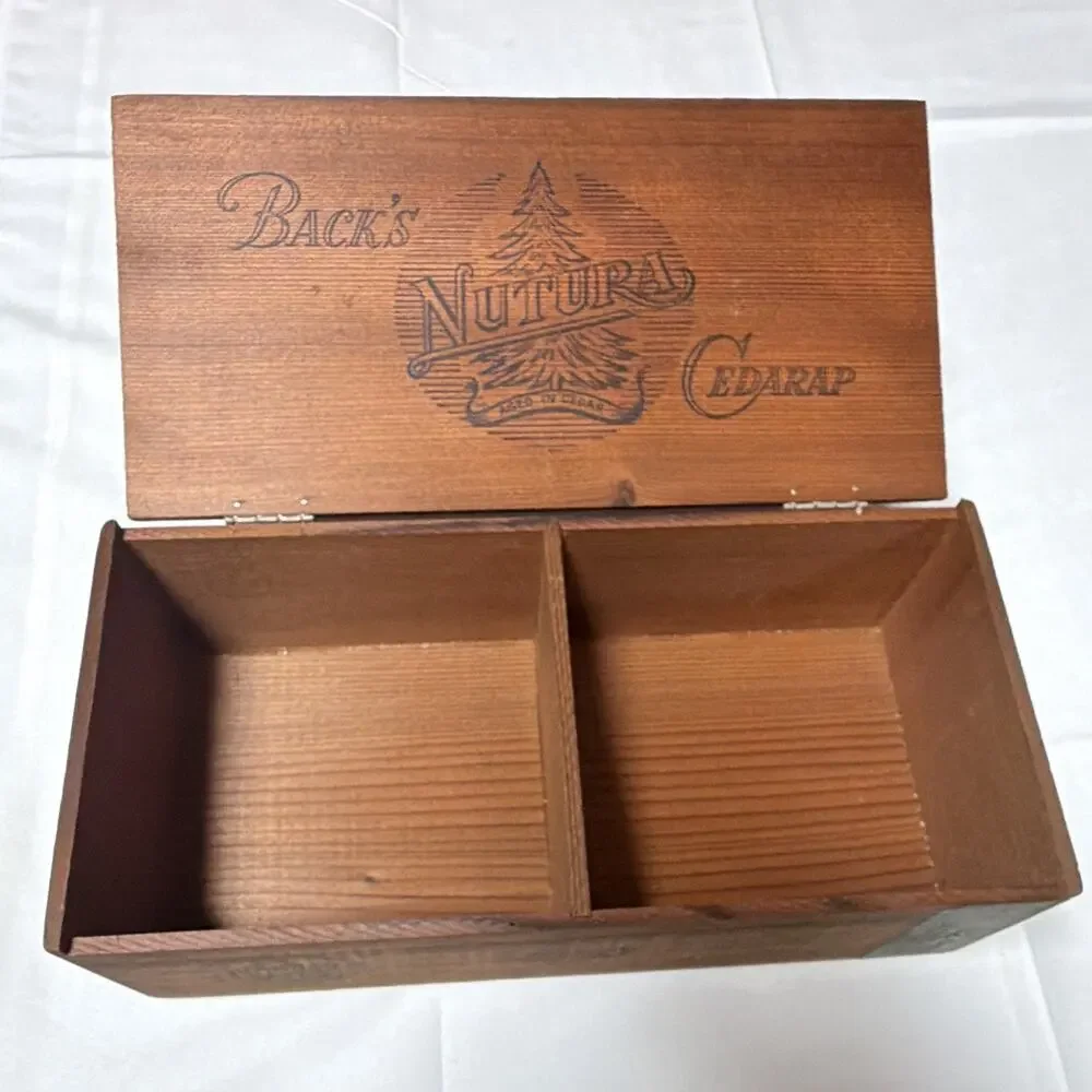 J. B. Back & Co., Inc. Back's Natura Cedarap Wooden Cigar Box Custom Made